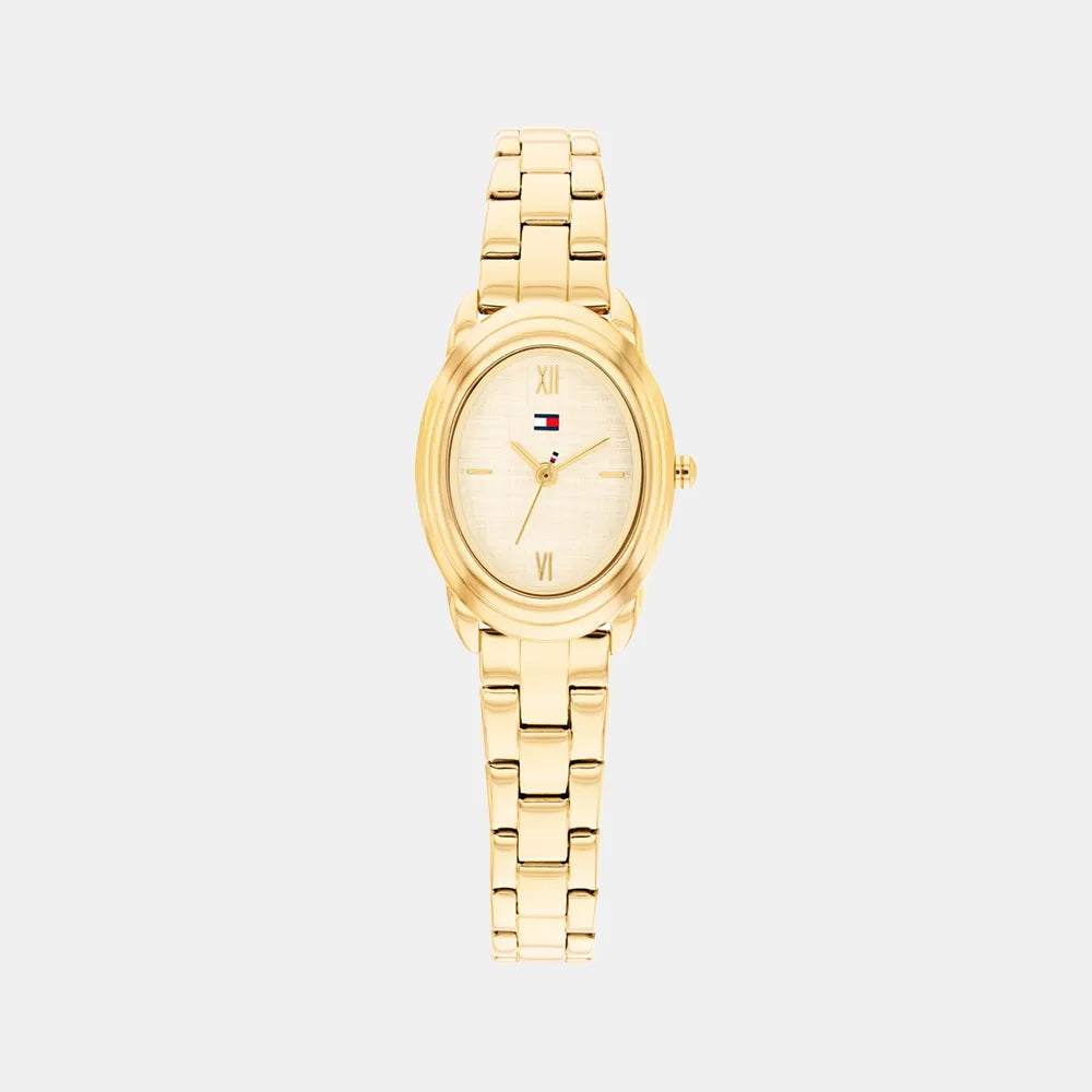 TOMMY HILFIGER Montre TOMMY HILFIGER Femme DEMI OVAL en Acier 1782875