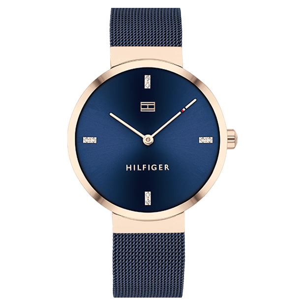 TOMMY HILFIGER Montre TOMMY HILFIGER Femme Liberty en Acier Milanais Bleu