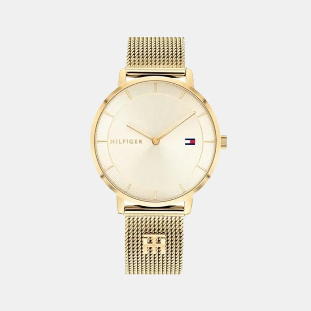 TOMMY HILFIGER Montre TOMMY HILFIGER Femme Tea en Acier Milanais Doré 1782286