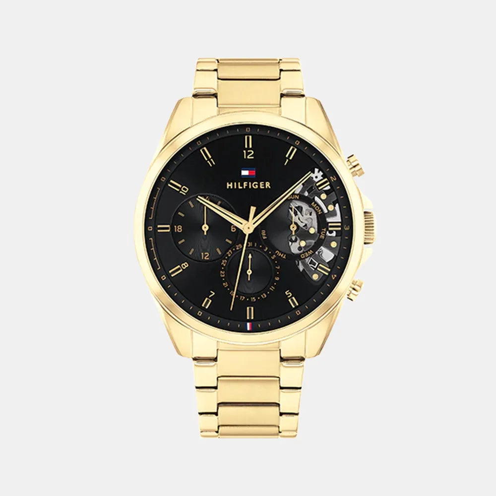 TOMMY HILFIGER Montre TOMMY HILFIGER Homme Baker en Acier Doré 1710447