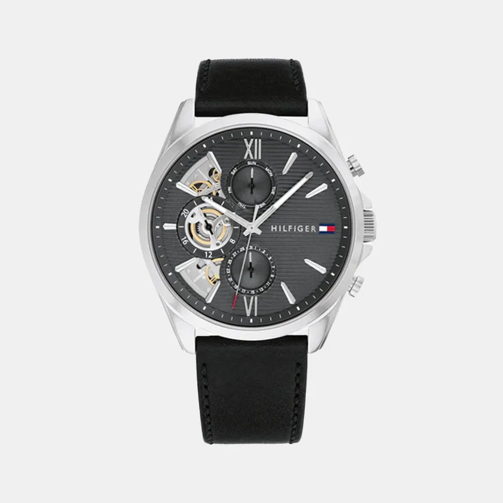 TOMMY HILFIGER Montre TOMMY HILFIGER Homme Baker en Cuir Multifonction 1710644