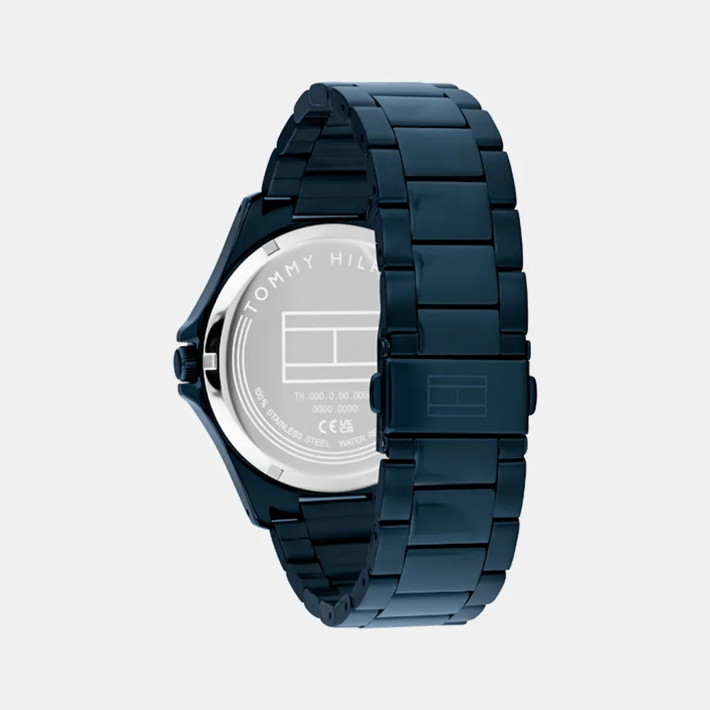 TOMMY HILFIGER Montre TOMMY HILFIGER Homme Bruce en Acier Bleu 1710742