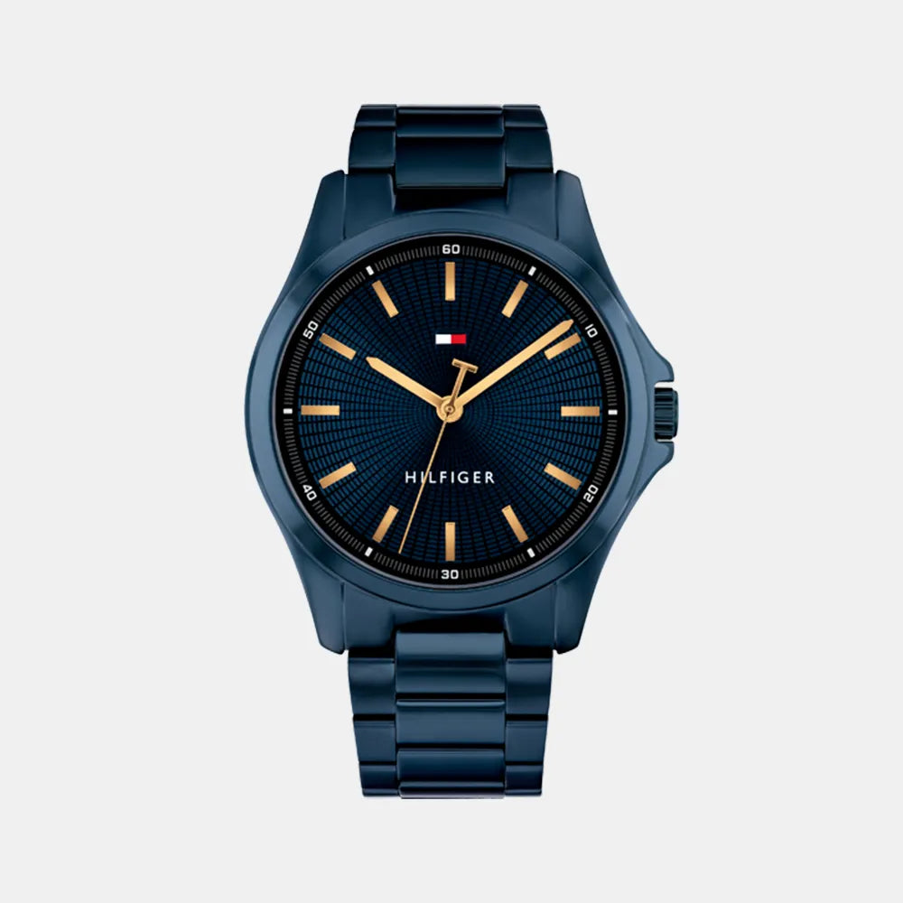 TOMMY HILFIGER Montre TOMMY HILFIGER Homme Bruce en Acier Bleu 1710742