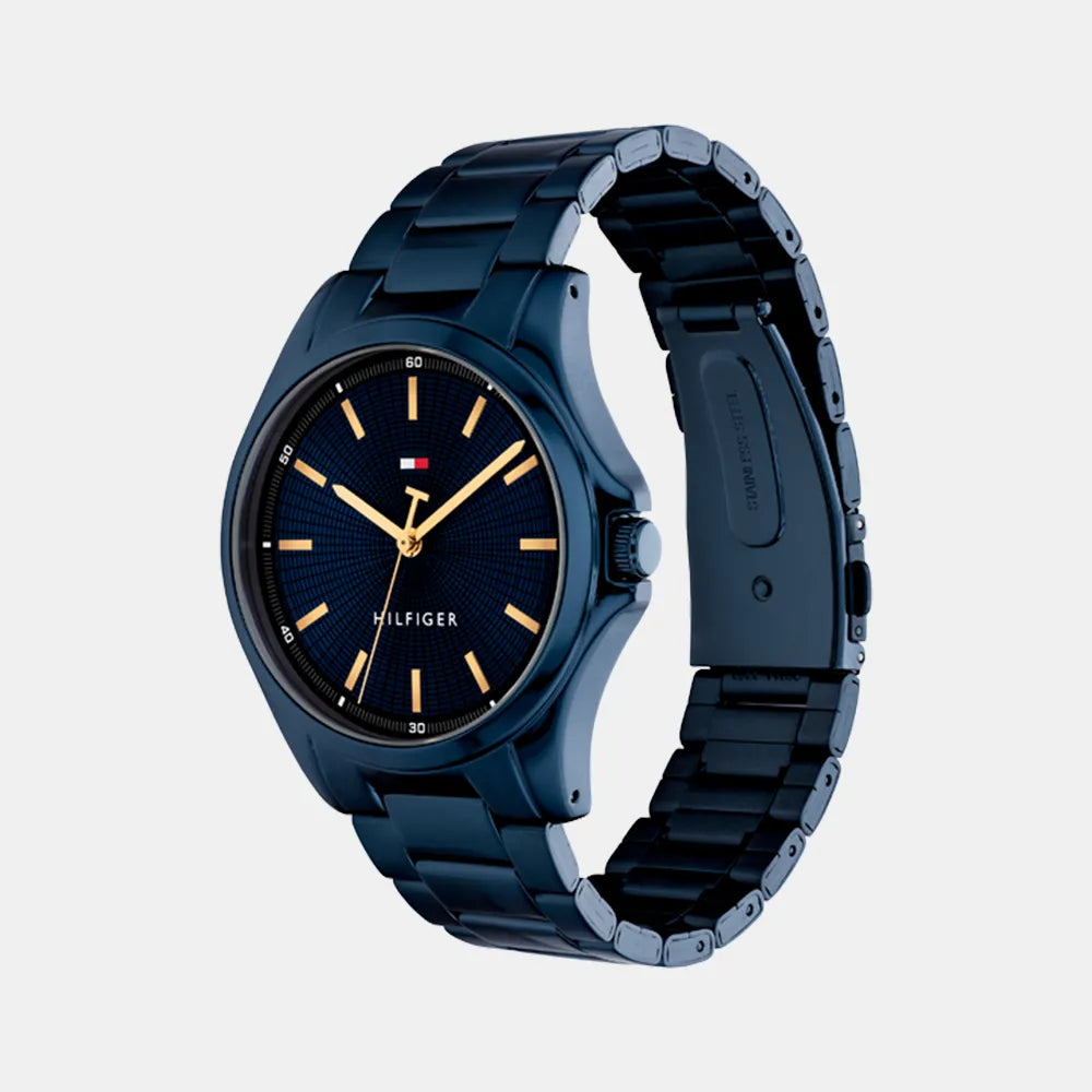 TOMMY HILFIGER Montre TOMMY HILFIGER Homme Bruce en Acier Bleu 1710742