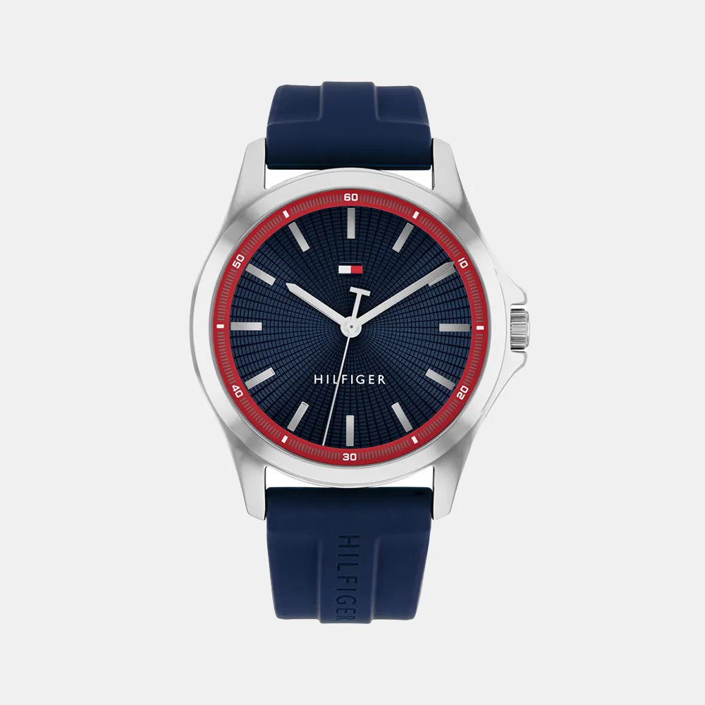 TOMMY HILFIGER Montre TOMMY HILFIGER Homme BRUCE en Silicone Bleu 1710738