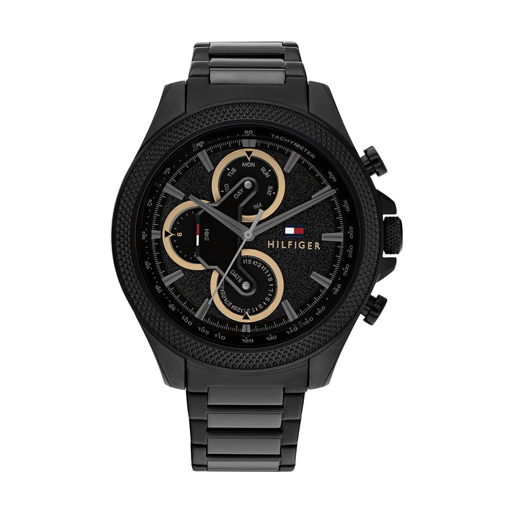 TOMMY HILFIGER Montre TOMMY HILFIGER Homme Clark en Acier Noir 1792081