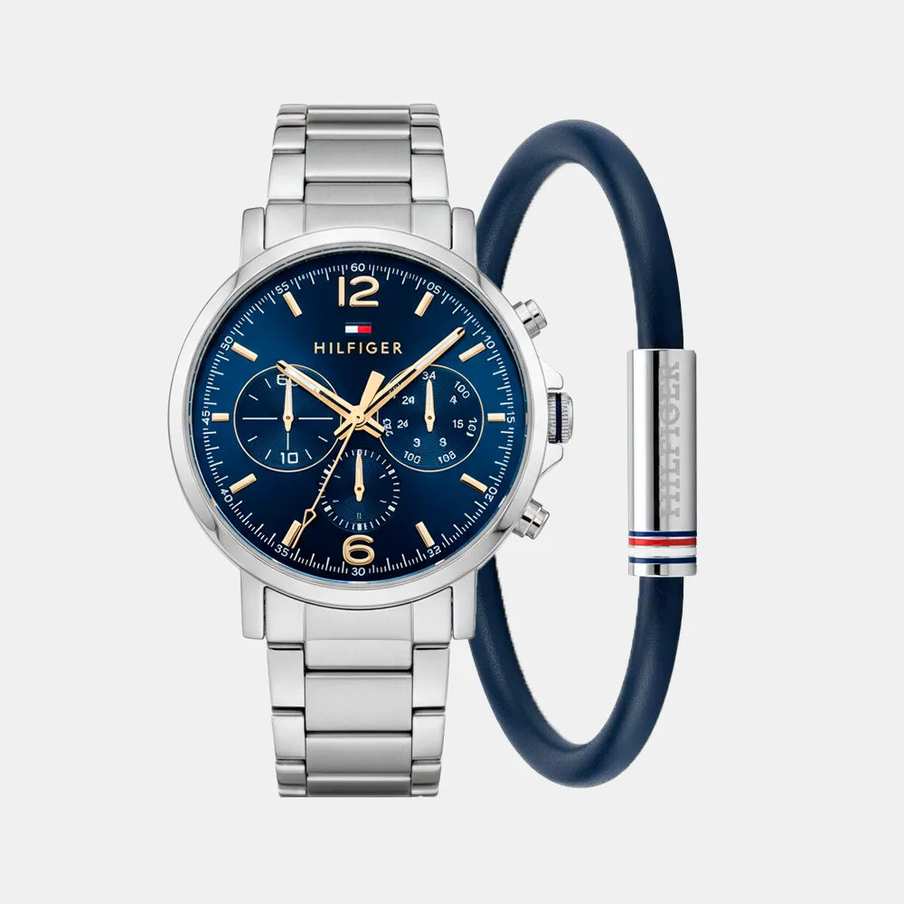 TOMMY HILFIGER Montre TOMMY HILFIGER Homme DUCAN Coffret Montre et Bijoux 2770242