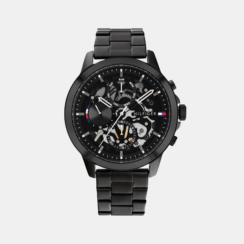 TOMMY HILFIGER Montre TOMMY HILFIGER Homme Henry en Acier Noir 1710478