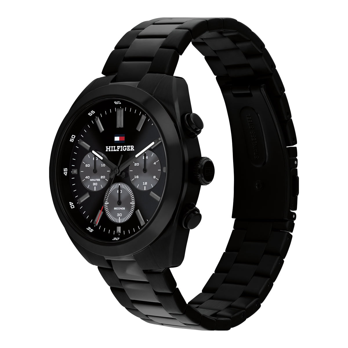 TOMMY HILFIGER Montre TOMMY HILFIGER Homme Hudson en Acier Noir 1710724