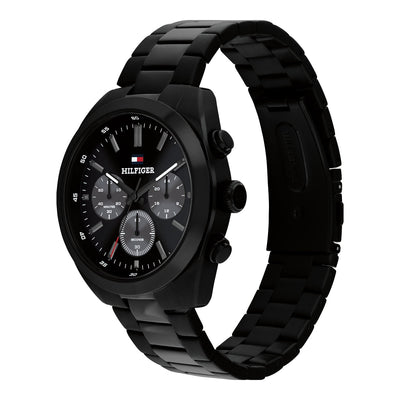 TOMMY HILFIGER Montre TOMMY HILFIGER Homme Hudson en Acier Noir 1710724