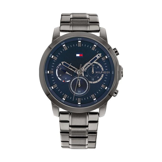 TOMMY HILFIGER Montre TOMMY HILFIGER Homme Jameson Chronographe en Acier Gris 1791796