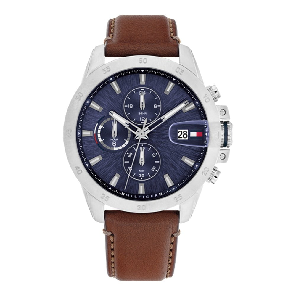 TOMMY HILFIGER Montre TOMMY HILFIGER Homme Jameson en Cuir 1792195