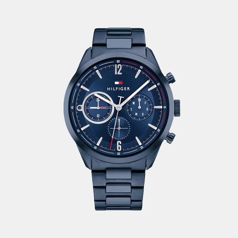 TOMMY HILFIGER Montre TOMMY HILFIGER Homme Matthew en Acier Bleu 1791945