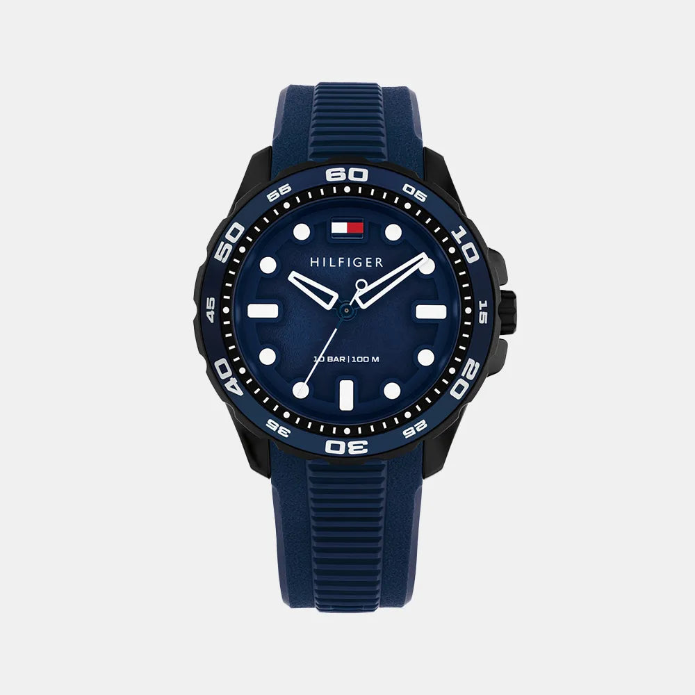 TOMMY HILFIGER Montre TOMMY HILFIGER Homme Th-Regatta en Silicone Bleu 1792265