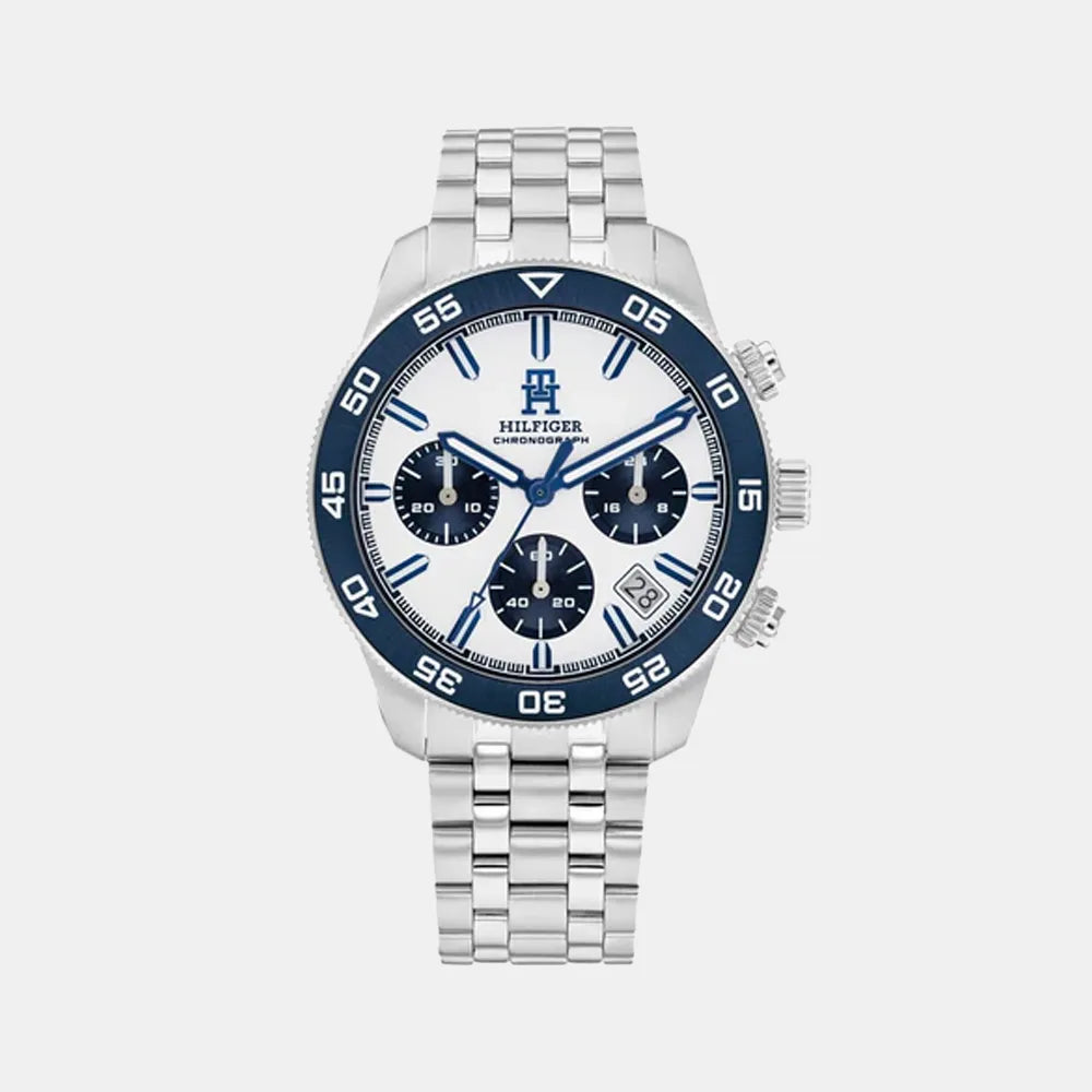 TOMMY HILFIGER Montre TOMMY HILFIGER Homme TH85 CHRONO en Acier Chronographe 1792157