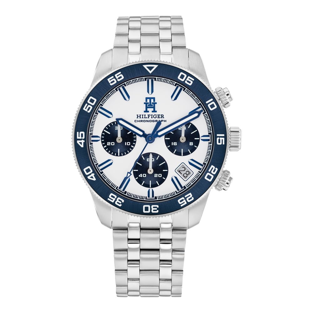 TOMMY HILFIGER Montre TOMMY HILFIGER Homme TH85 CHRONO en Acier Chronographe 1792157