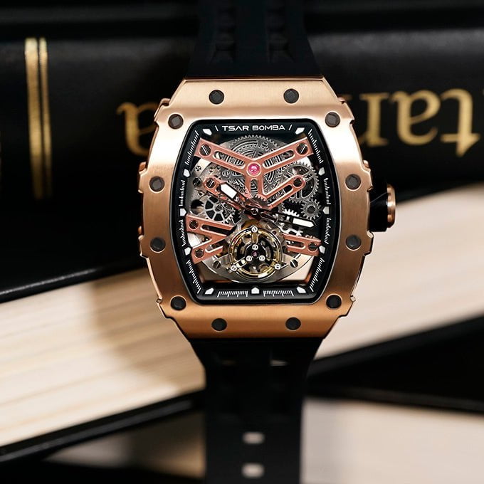 TSAR BOMBA Montre TSAR BOMBA Homme Elemental Automatique TB8208A16