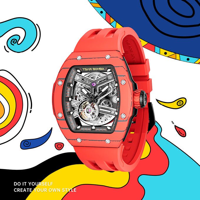 TSAR BOMBA Montre TSAR BOMBA Homme Elemental Automatique TB8208CF37