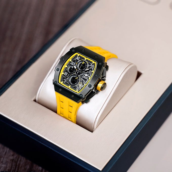 TSAR BOMBA Montre TSAR BOMBA Homme Elemental Chronographe TB8204Q07