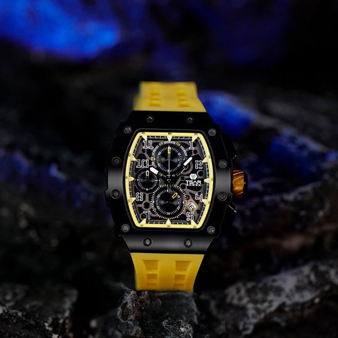 TSAR BOMBA Montre TSAR BOMBA Homme Elemental Chronographe TB8204Q07