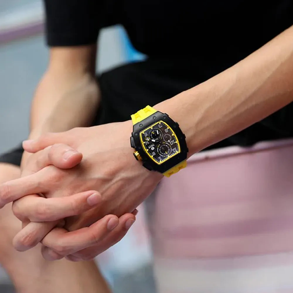 TSAR BOMBA Montre TSAR BOMBA Homme Elemental Chronographe TB8204Q07