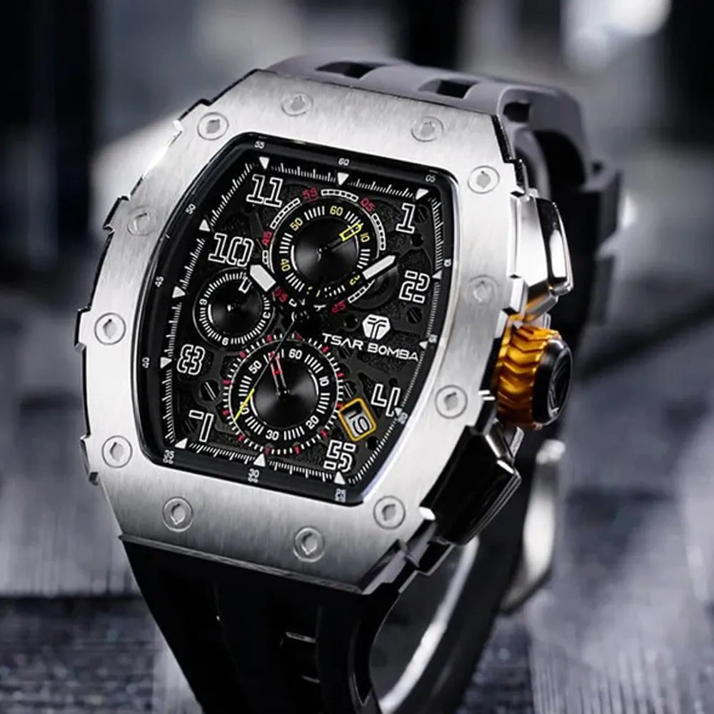 TSAR BOMBA Montre TSAR BOMBA Homme Elemental Chronographe TB8204Q31