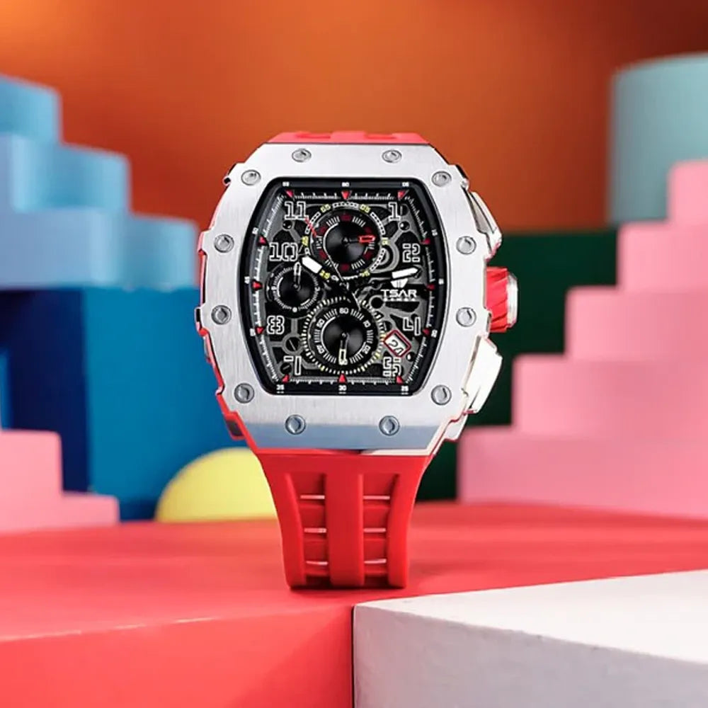 TSAR BOMBA Montre TSAR BOMBA Homme Elemental Chronographe TB8204Q33