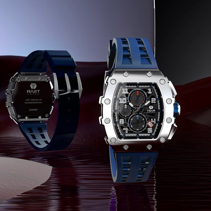 TSAR BOMBA Montre TSAR BOMBA Homme Elemental Chronographe TB8204Q34