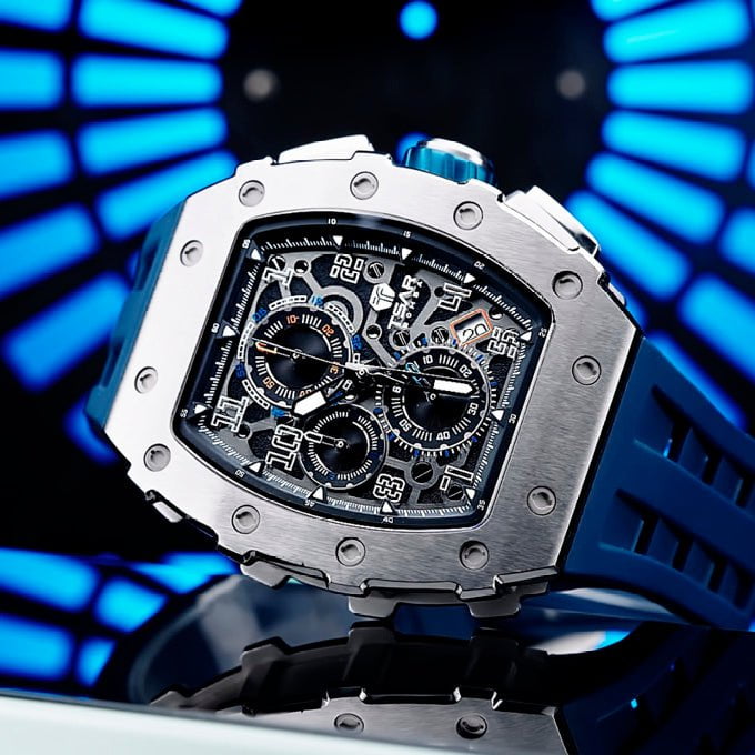 TSAR BOMBA Montre TSAR BOMBA Homme Elemental Chronographe TB8204Q34