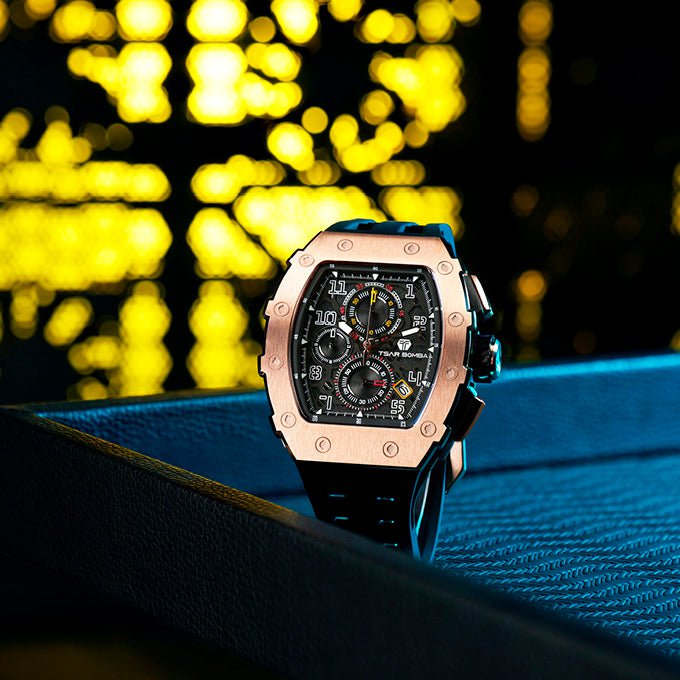 TSAR BOMBA Montre TSAR BOMBA Homme Elemental Chronographe TB8204Q35