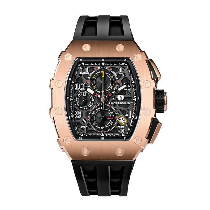 TSAR BOMBA Montre TSAR BOMBA Homme Elemental Chronographe TB8204Q35