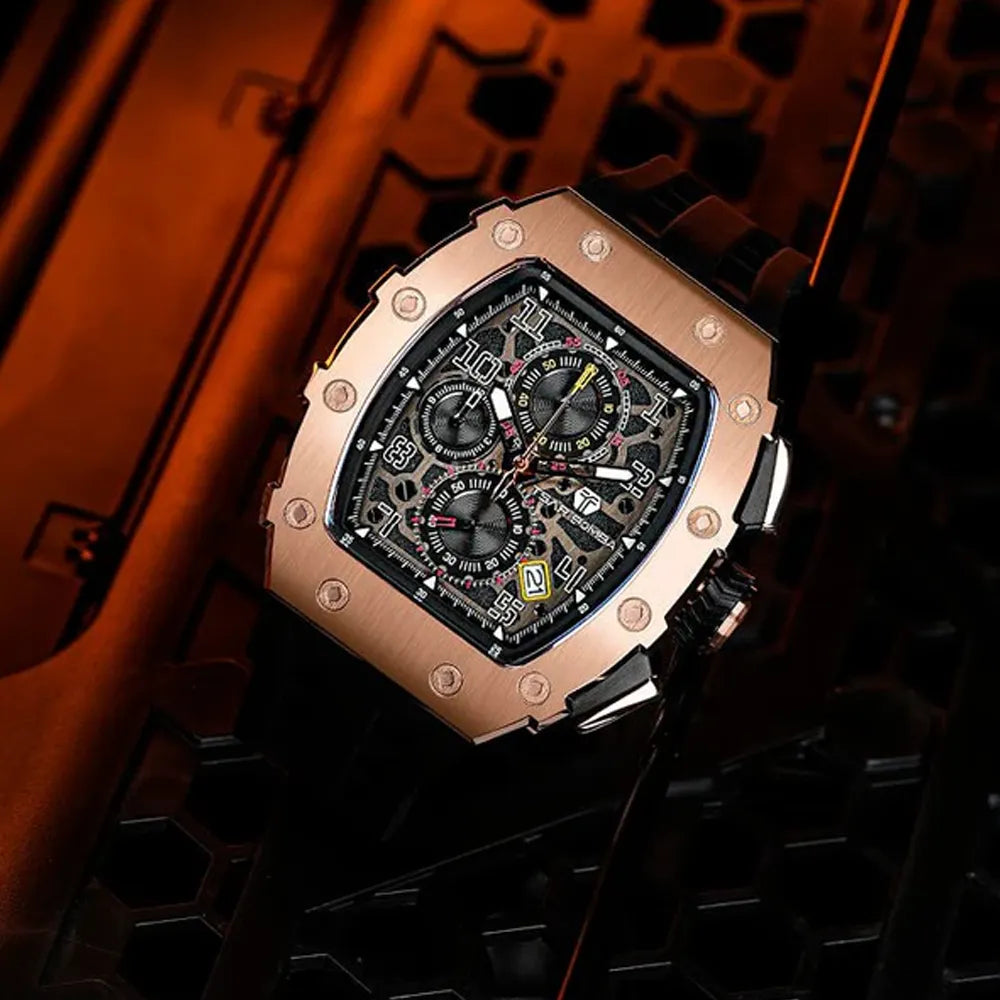 TSAR BOMBA Montre TSAR BOMBA Homme Elemental Chronographe TB8204Q35