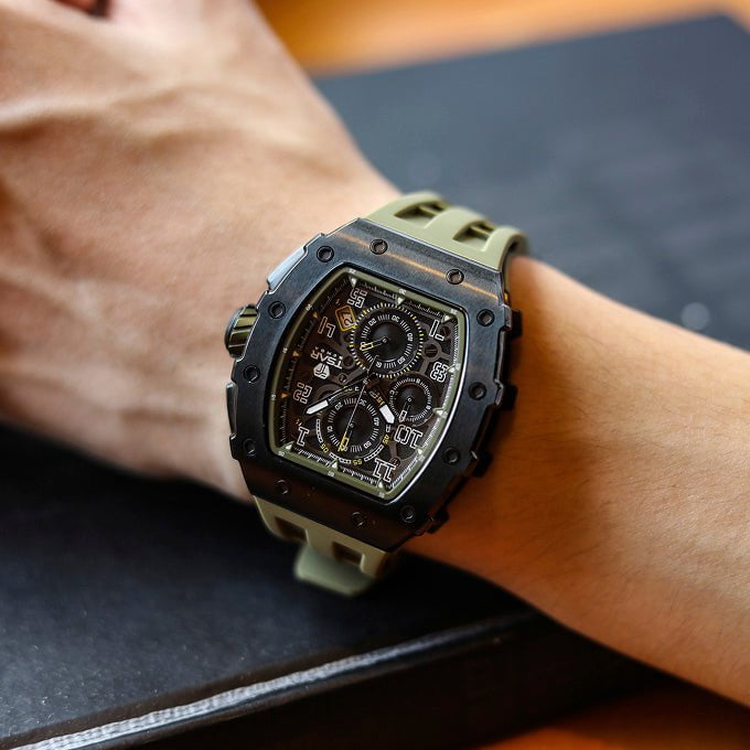 TSAR BOMBA Montre TSAR BOMBA Homme Elemental Chronographe TB8204Q38