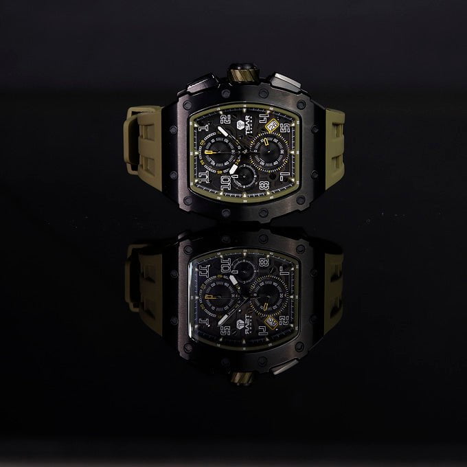 TSAR BOMBA Montre TSAR BOMBA Homme Elemental Chronographe TB8204Q38