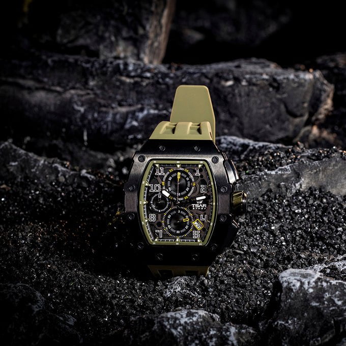 TSAR BOMBA Montre TSAR BOMBA Homme Elemental Chronographe TB8204Q38