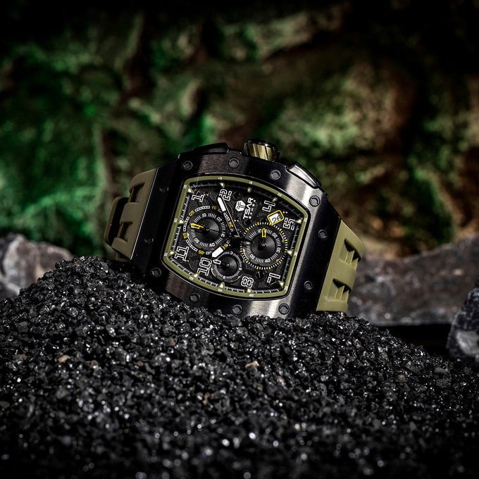 TSAR BOMBA Montre TSAR BOMBA Homme Elemental Chronographe TB8204Q38