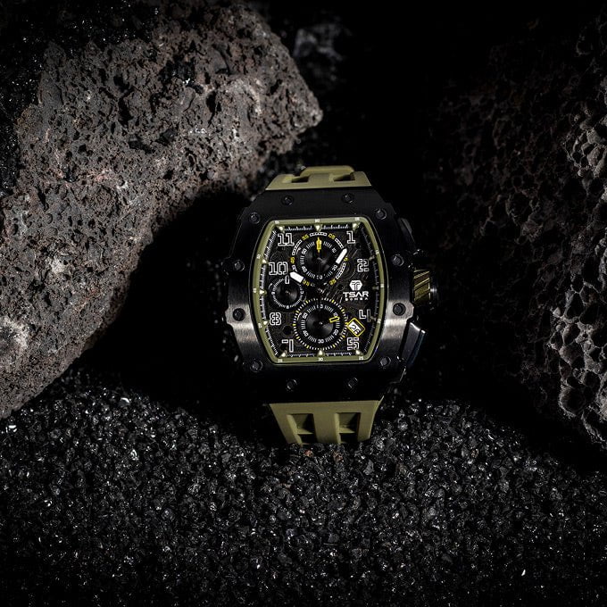 TSAR BOMBA Montre TSAR BOMBA Homme Elemental Chronographe TB8204Q38