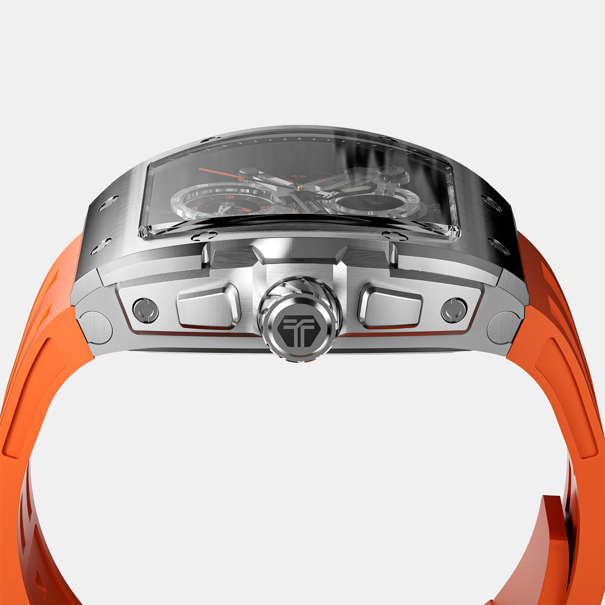 TSAR BOMBA Montre TSAR BOMBA Homme Elemental en Silicone TB8211Q02