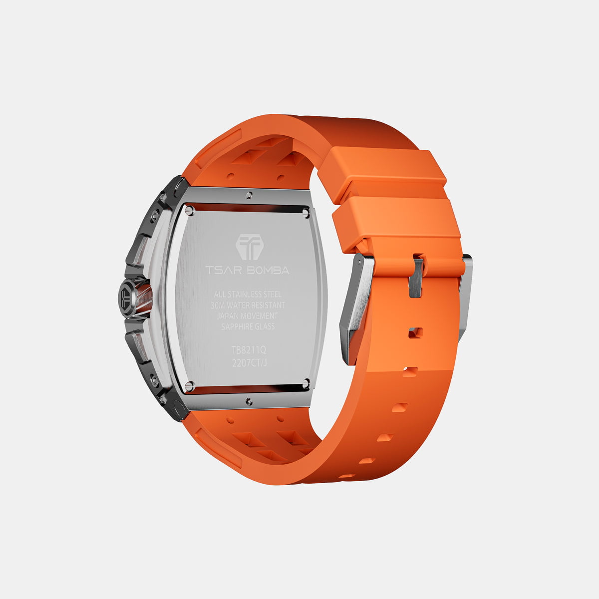 TSAR BOMBA Montre TSAR BOMBA Homme Elemental en Silicone TB8211Q02