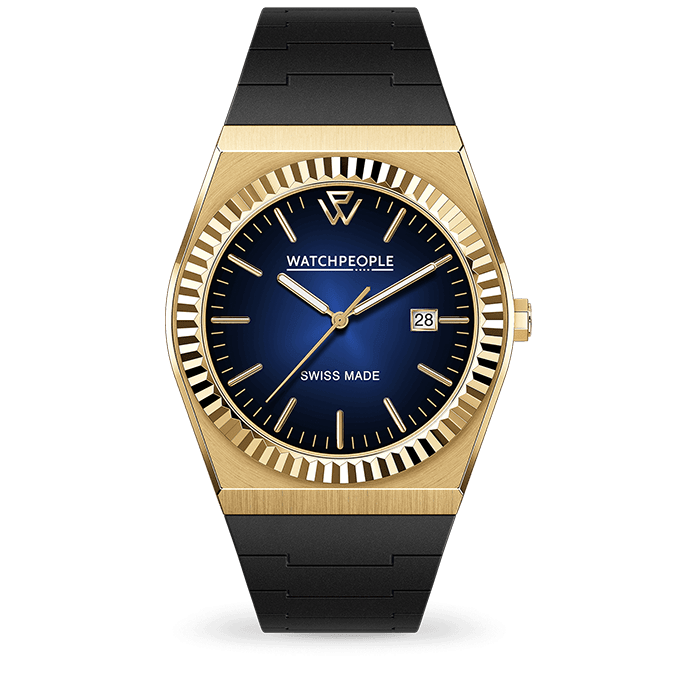 WATCH PEOPLE Montre WATCH PEOPLE Femme WP1 en Silicone Bleu 700396