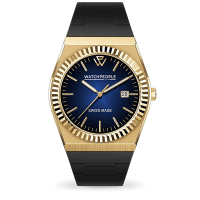 WATCH PEOPLE Montre WATCH PEOPLE Femme WP1 en Silicone Bleu 700396