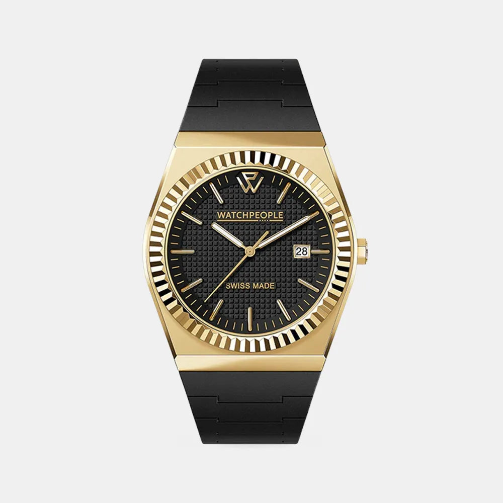 WATCH PEOPLE Montre WATCH PEOPLE Femme WP1 en Silicone Noir 700374