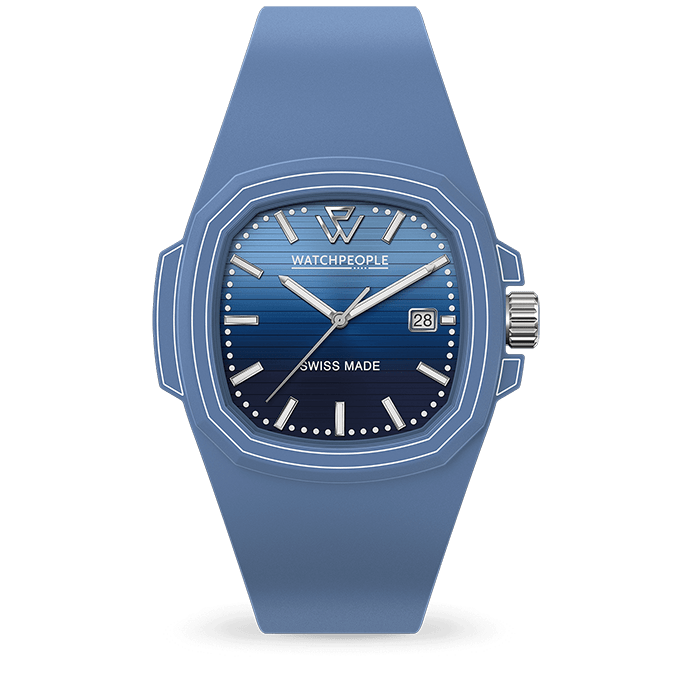 WATCH PEOPLE Montre WATCH PEOPLE Homme WP4 en Silicone Bleu 700349