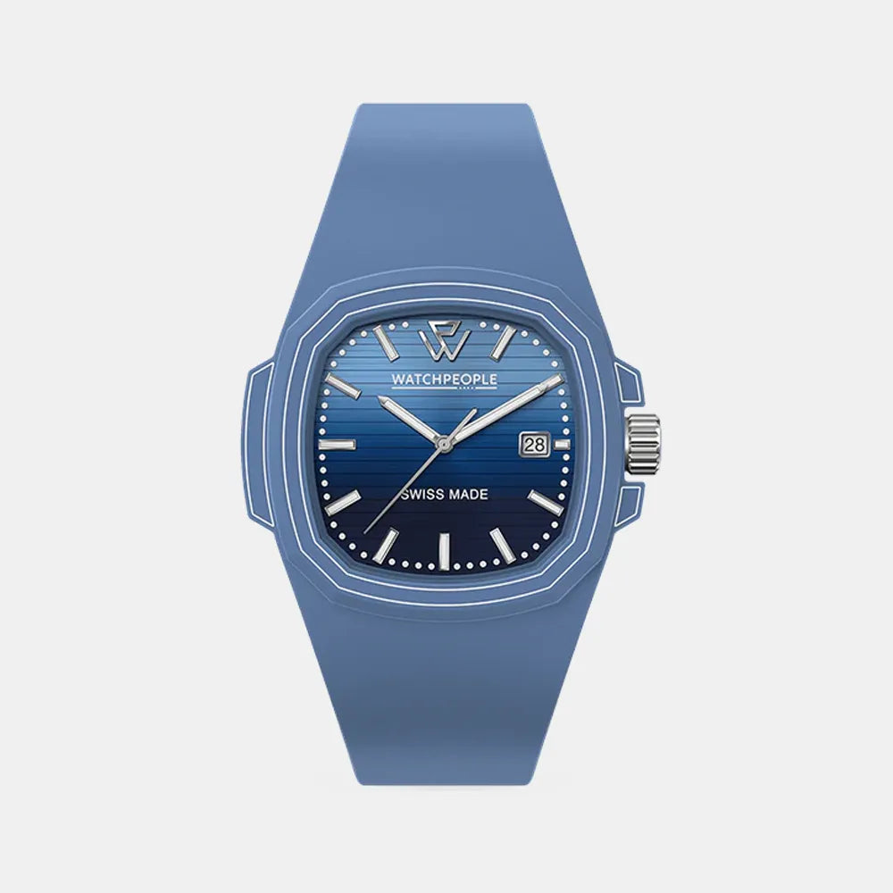 WATCH PEOPLE Montre WATCH PEOPLE Homme WP4 en Silicone Bleu 700349