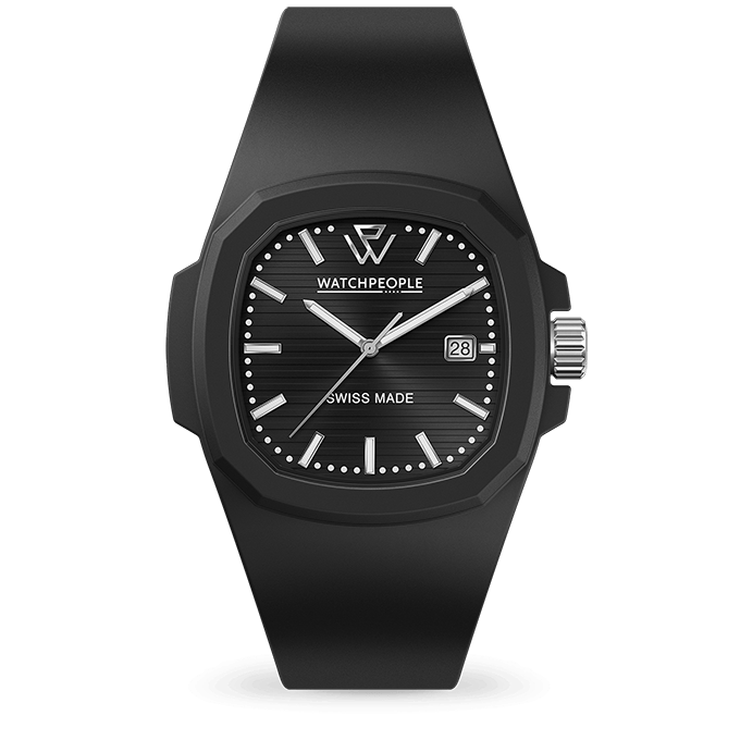 WATCH PEOPLE Montre WATCH PEOPLE Homme WP4 en Silicone Noir 700332
