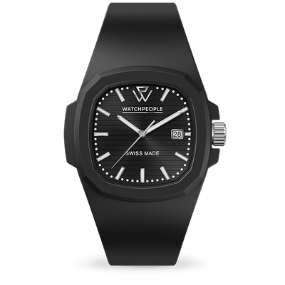 WATCH PEOPLE Montre WATCH PEOPLE Homme WP4 en Silicone Noir 700332