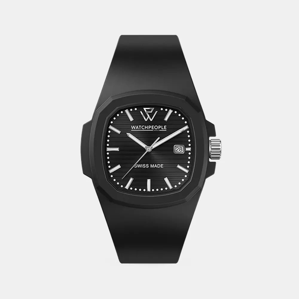 WATCH PEOPLE Montre WATCH PEOPLE Homme WP4 en Silicone Noir 700332