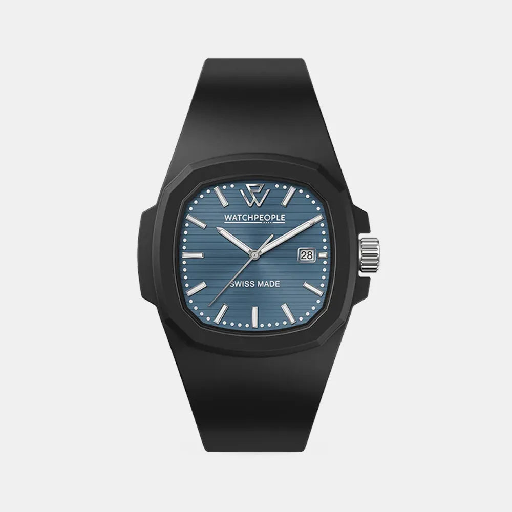 WATCH PEOPLE Montre WATCH PEOPLE Homme WP4 en Silicone Noir 700333