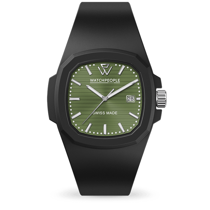 WATCH PEOPLE Montre WATCH PEOPLE Homme WP4 en Silicone Noir 700334