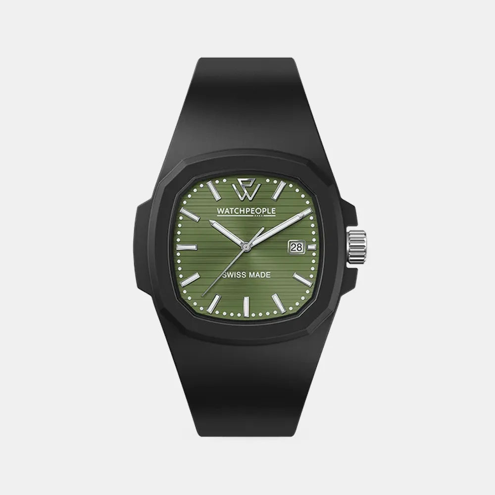 WATCH PEOPLE Montre WATCH PEOPLE Homme WP4 en Silicone Noir 700334